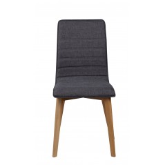 RO Gracy Chair Dark Grey/Oak